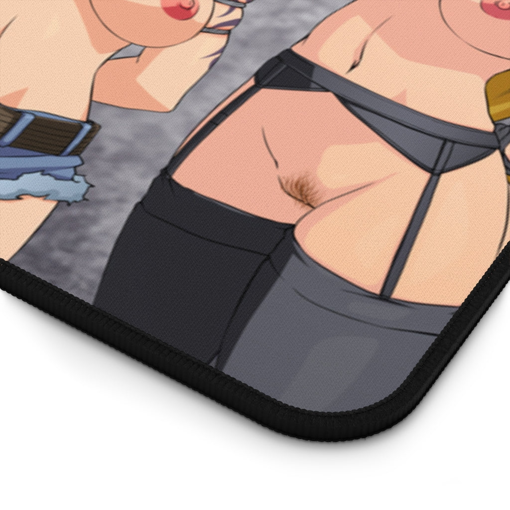 Nude Tits Shibari Revy Balalaika Eda And Shenhua Black Lagoon Mousepad - Gaming Playmat
