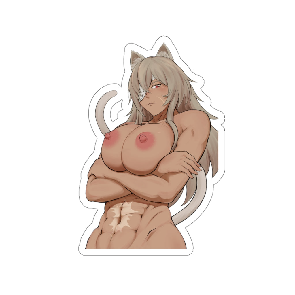 Topless Ghislaine Dedoldia Mushoku Tensei Waterproof Sticker - Ecchi Vinyl Decal