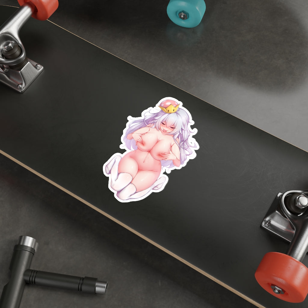 Nude Booette Princess Big Boobs Waterproof Sticker - Ecchi Vinyl Decal