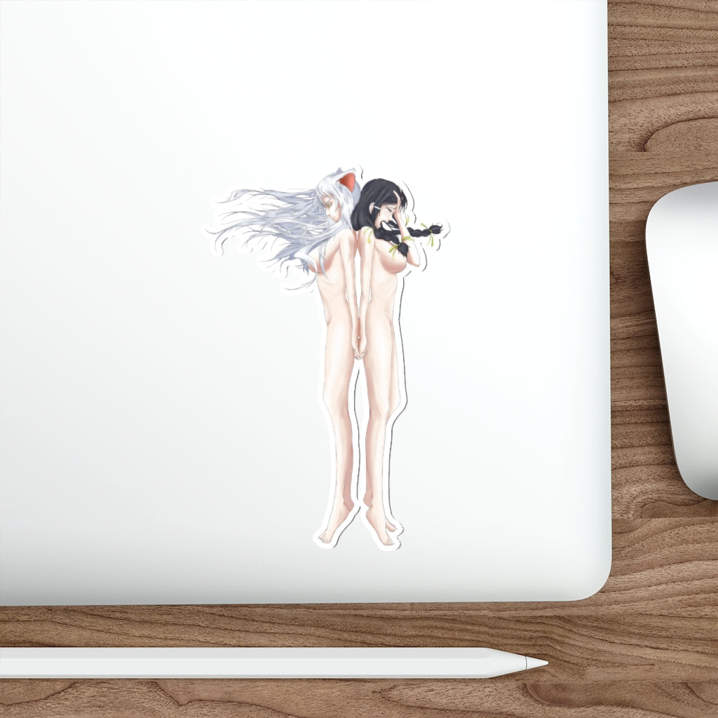 Nude Black Hanekawa Monogatari Waterproof Sticker - Ecchi Vinyl Decal