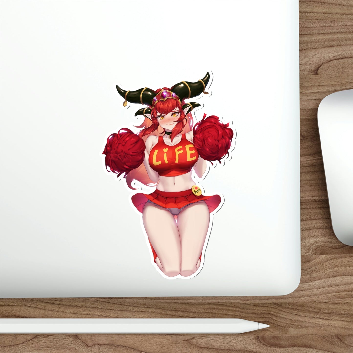 Alexstrasza Sexy Cheerleader Warcraft Waterproof Sticker - Weatherproof Vinyl Car Decal