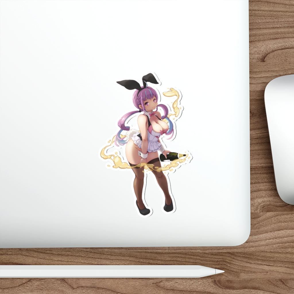 Hololive Bunny Girl Minato Aqua Waterproof Sticker - Ecchi Vinyl Decal