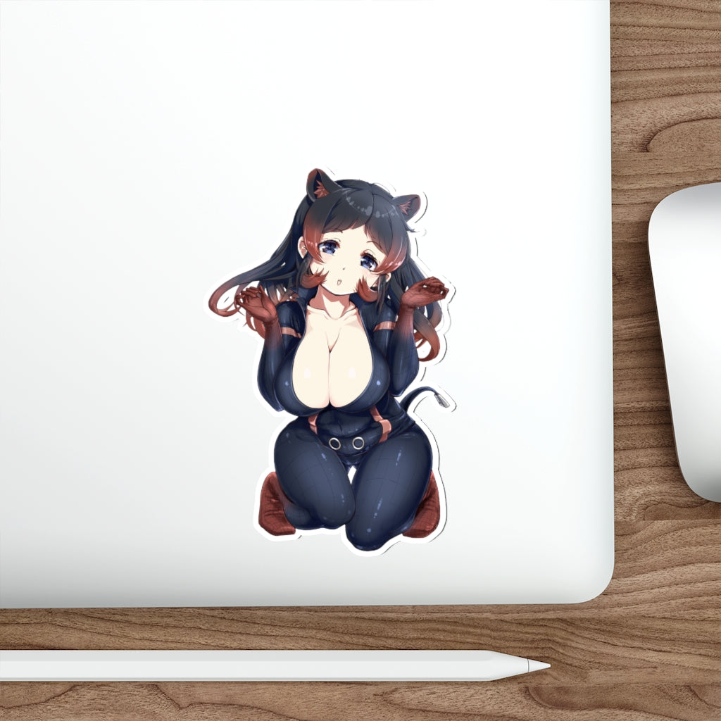 Hippopotamus Kemono Friends Big Boobs Waterproof Sticker - Ecchi Vinyl Decal