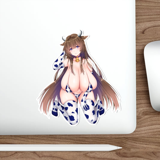 Azur Lane Kashino Cow Girl Waterproof Sticker - Ecchi Vinyl Decal