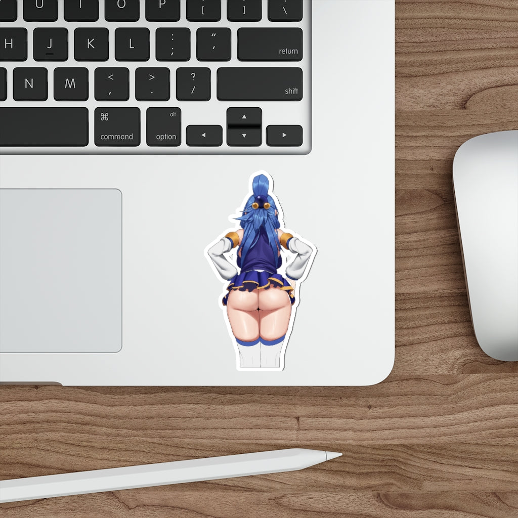 Sexy Ass Aqua KonoSuba Waterproof Sticker - Ecchi Vinyl Decal