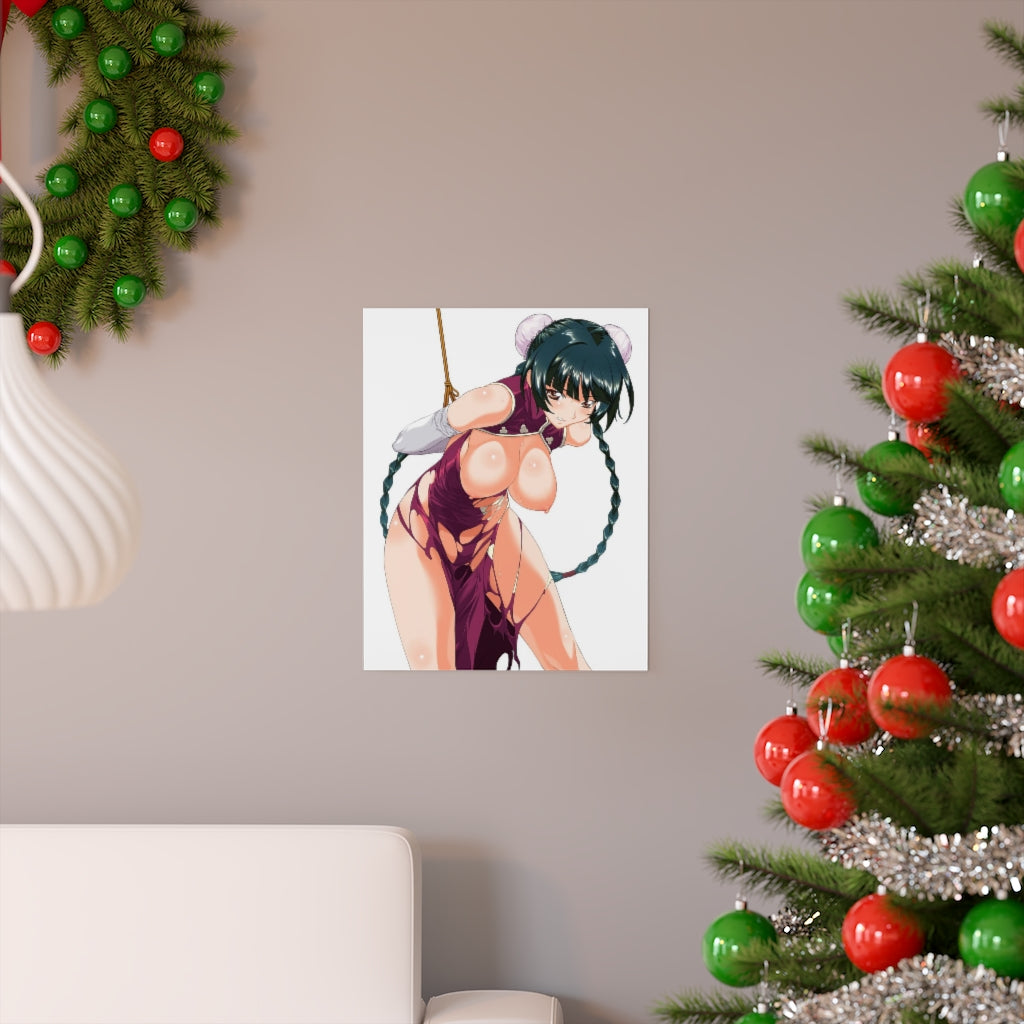 Bondage Wang Liu Mei Nude Tits Gundam 00 Poster - Lewd Premium Matte Vertical Poster - Adult Wall Art