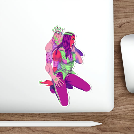 JoJo's Bizarre Adventure Ermes Costello and Kiss Waterproof Sticker - Ecchi Vinyl Decal