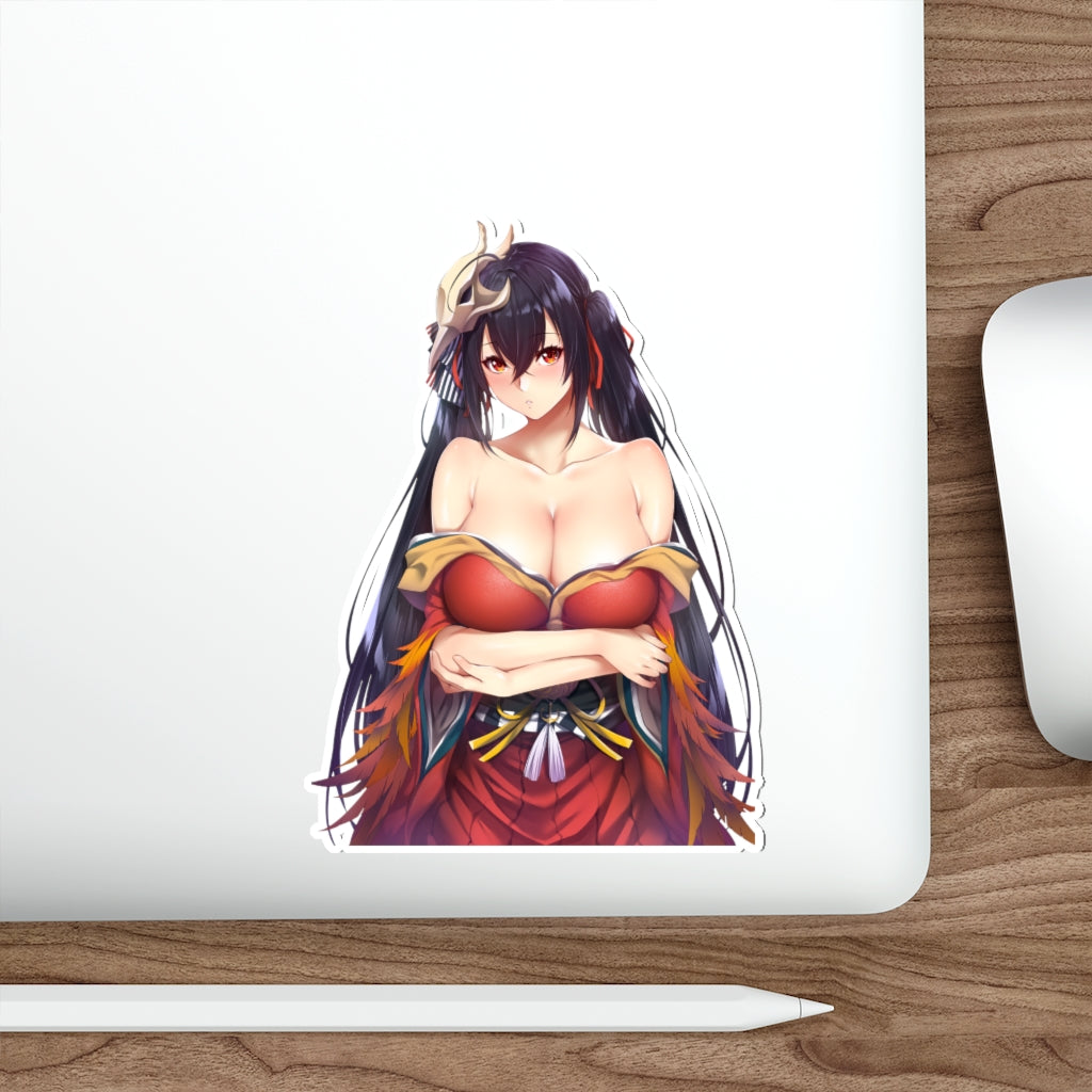 Azur Lane Waterproof Sticker Ecchi - Taihou Anime Car Decal