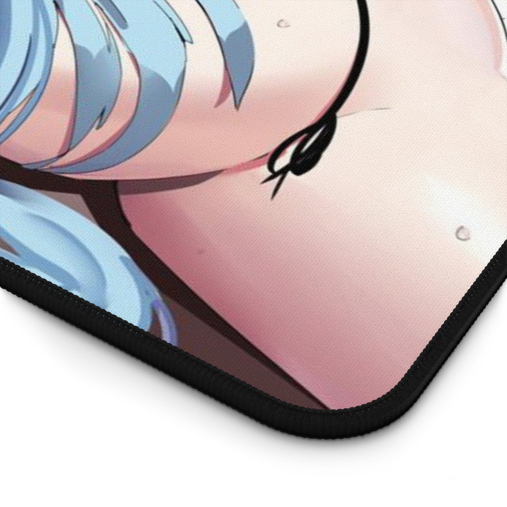 Konosuba Aqua Sexy Mousepad - Thick Cow Girl Waifu Desk Mat - Ecchi Anime Playmat