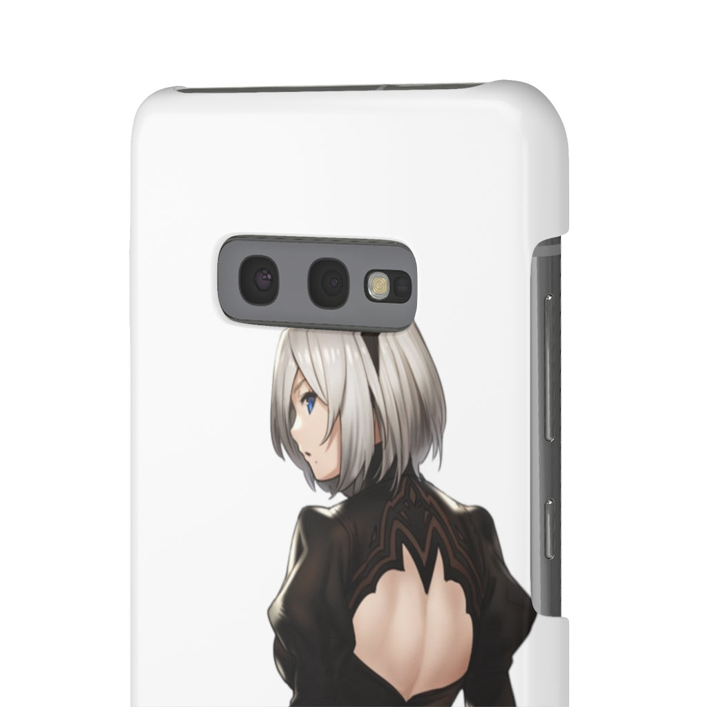 2B Anime Phone Case - Nier Automata Kawaii Aesthetic Snap Case