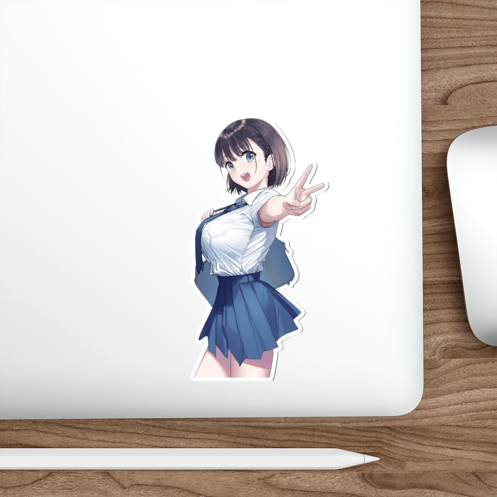 Waifu Ai Chan Tawawa on Monday Waterproof Sticker - Ecchi Vinyl Decal