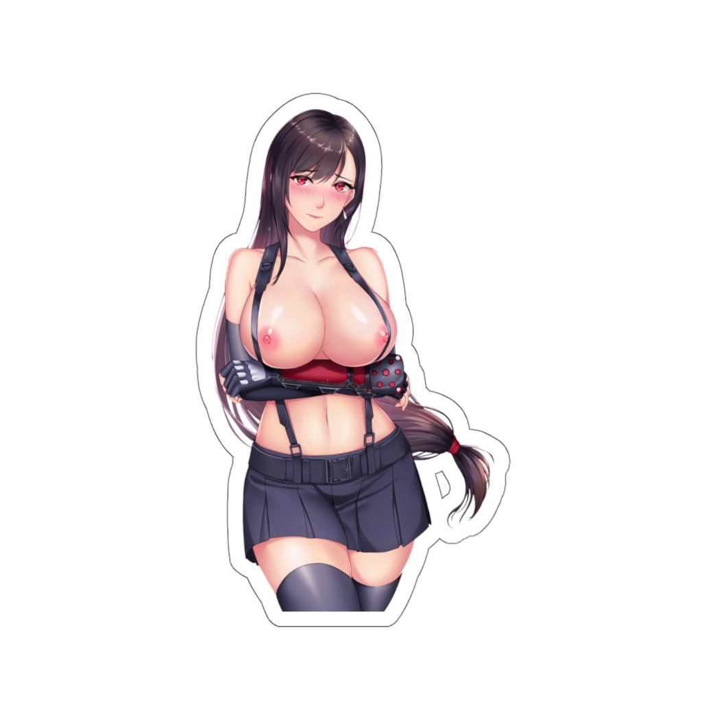 Tifa Lockhart Big Boobs Waterproof Sticker - Final Fantasy 7 Ecchi Vinyl Decal