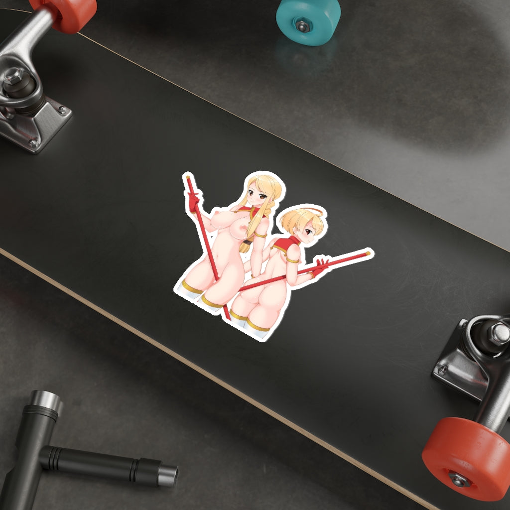 Final Fantasy Tactics Nud Agrias Oaks and Ramza Beoulve Waterproof Sticker - Ecchi Vinyl Decal