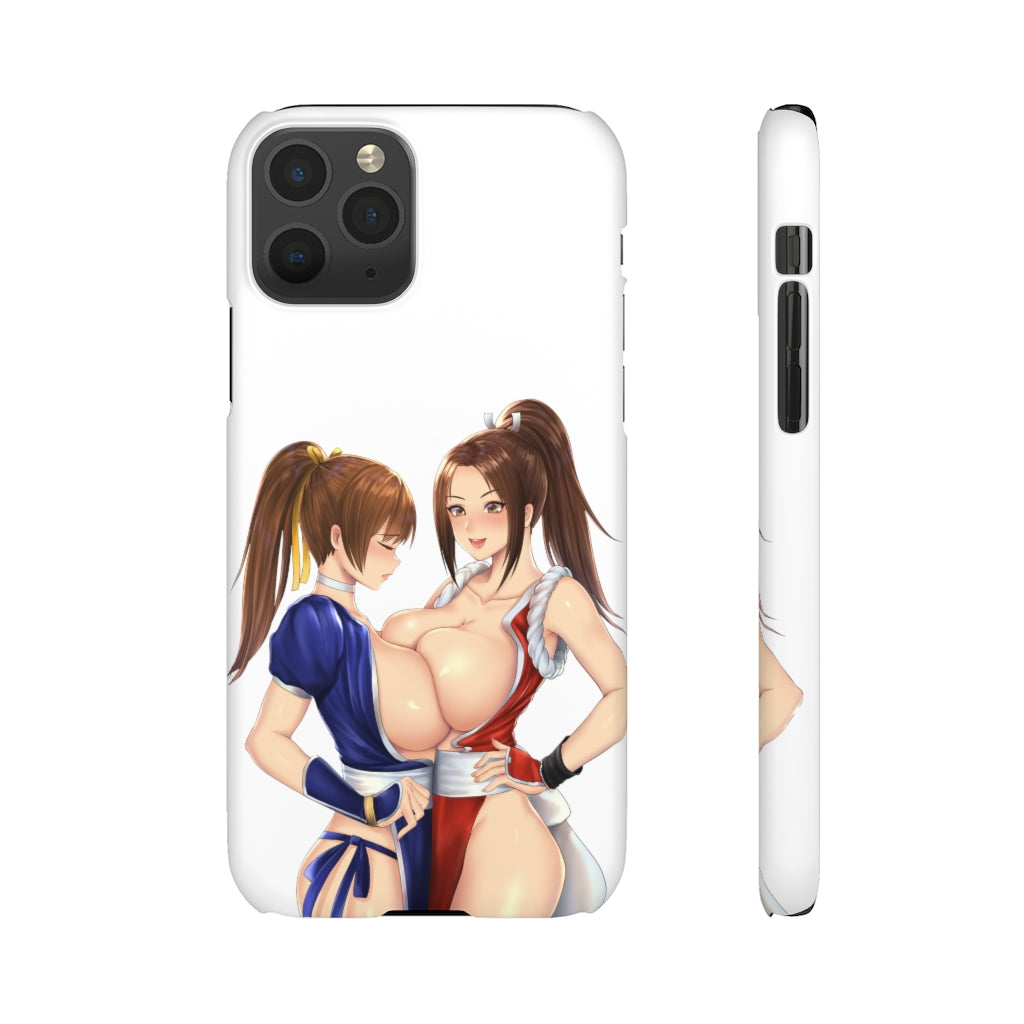 Oppai Anime Phone Case - Kawaii Aesthetic Snap Case - iPhone 13