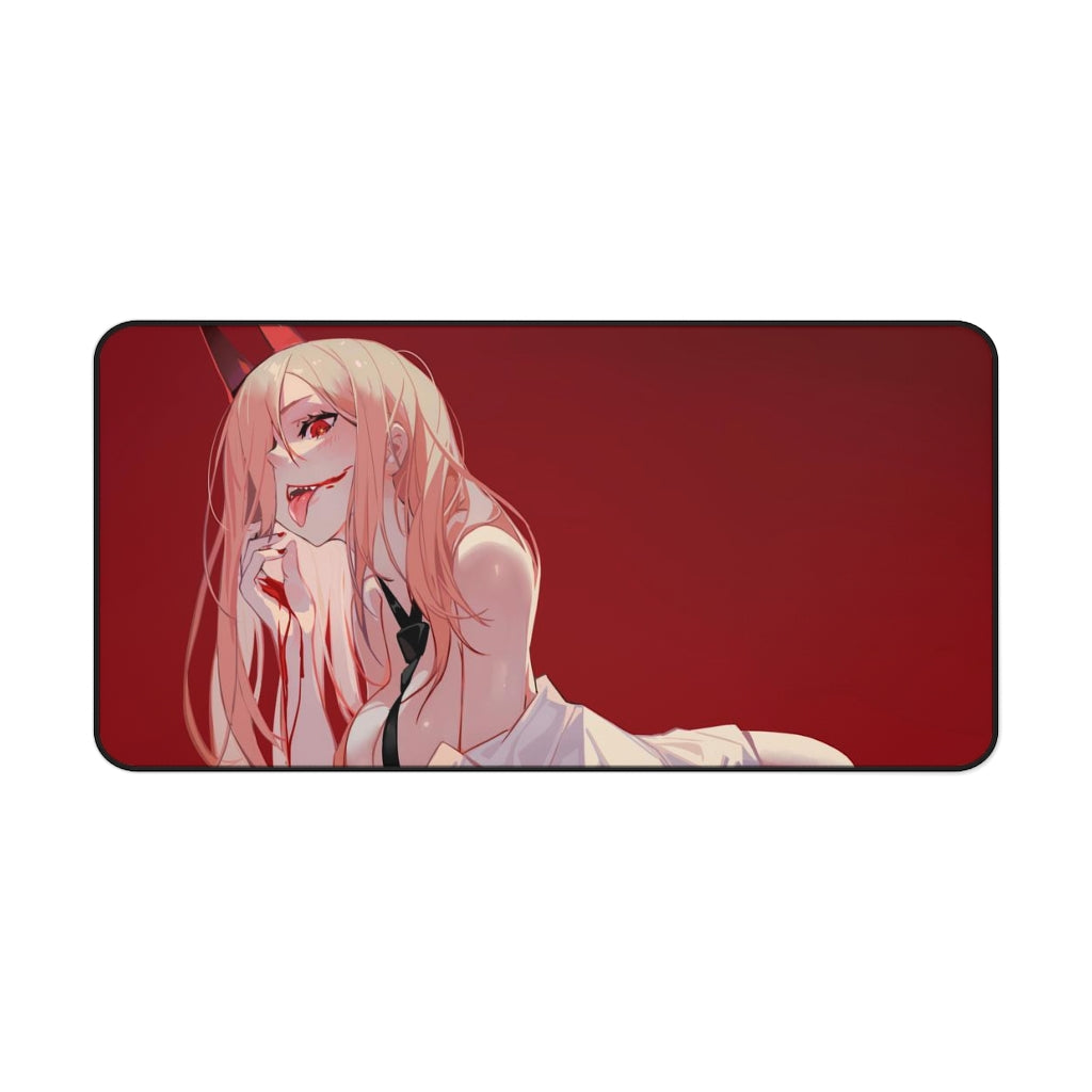 Chainsaw Man Ecchi Mousepad - Sexy Power Large Desk Mat - Mtg Playmat