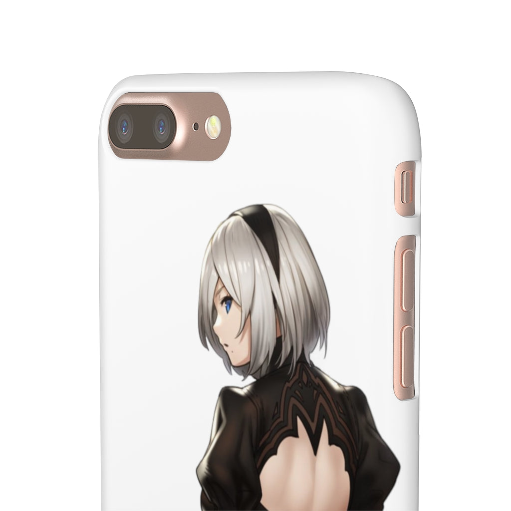 2B Anime Phone Case - Nier Automata Kawaii Aesthetic Snap Case