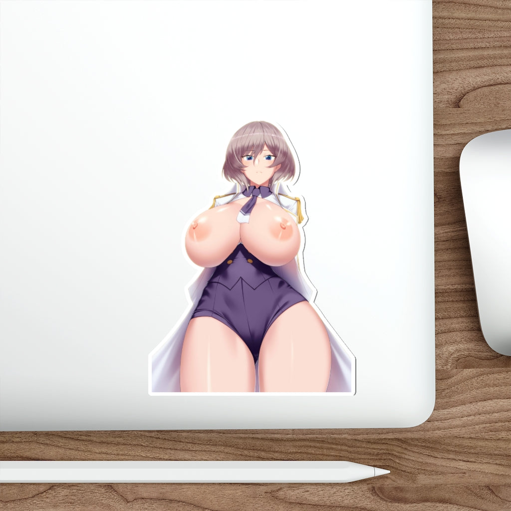 Mujina Gridman Big Nude Tits Waterproof Sticker - Ecchi Vinyl Decal