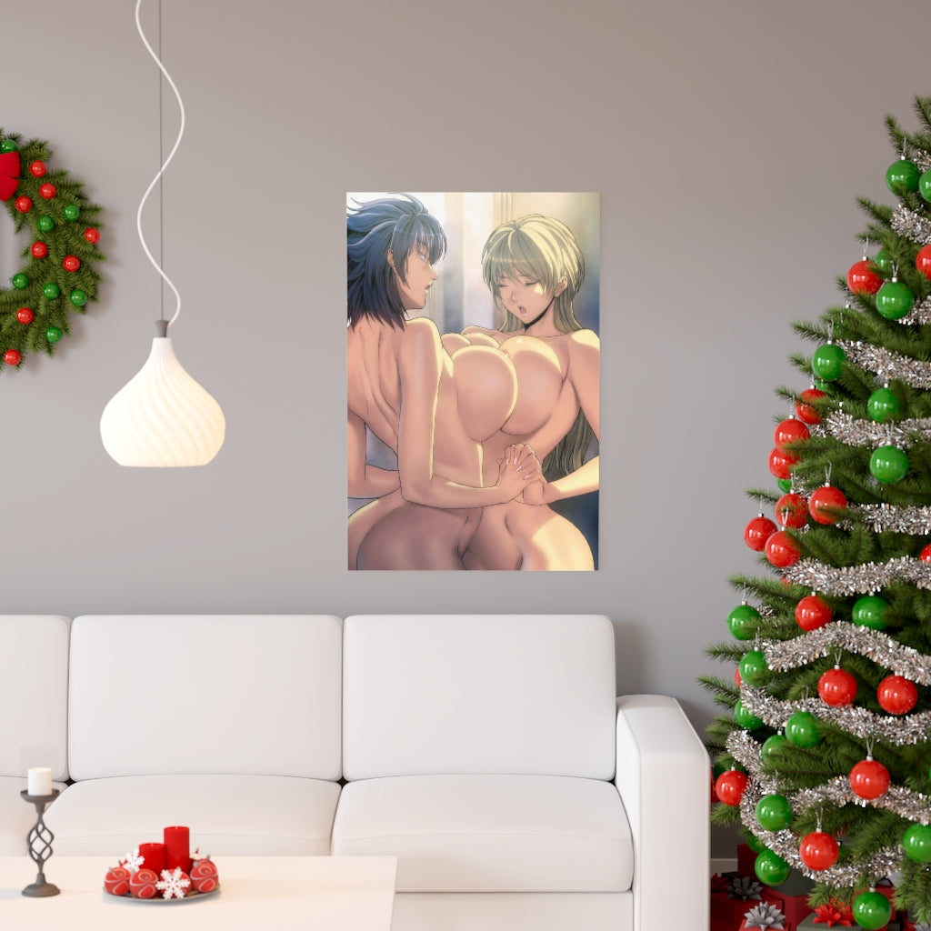 Nude Boobs Kai Harn and Sean Ari Bastard Hentai Poster - Lewd Premium Matte Vertical Poster - Adult Wall Art