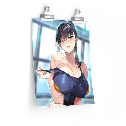 Steamy Bikini Toudou Akira World's End Harem Ecchi Poster - Lewd Premium Matte Vertical Poster - Adult Wall Art