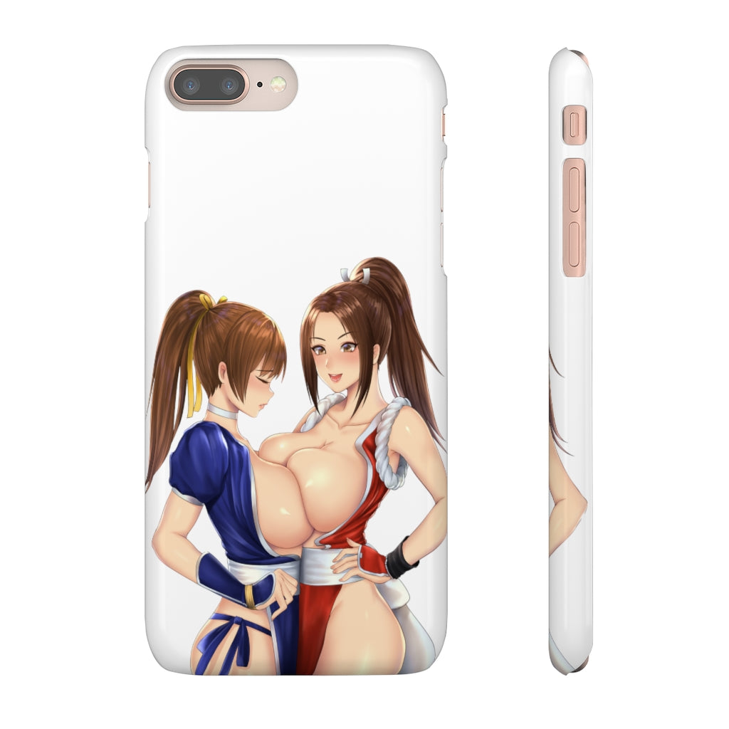 Oppai Anime Phone Case - Kawaii Aesthetic Snap Case - iPhone 13