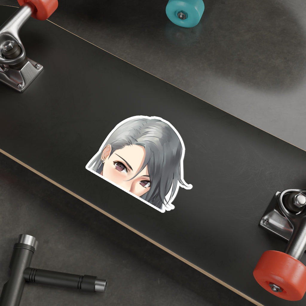 Persona 5 Sae Niijima Peeker Sticker - Anime Peeker Car Decal