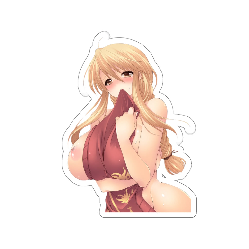 Final Fantasy Tactics Big Boobs Agrias Oaks Waterproof Sticker - Ecchi Vinyl Decal