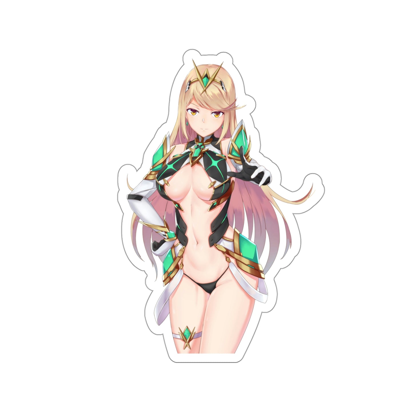 Xenoblade Sexy Mythra Waterproof Sticker - Ecchi Vinyl Decal