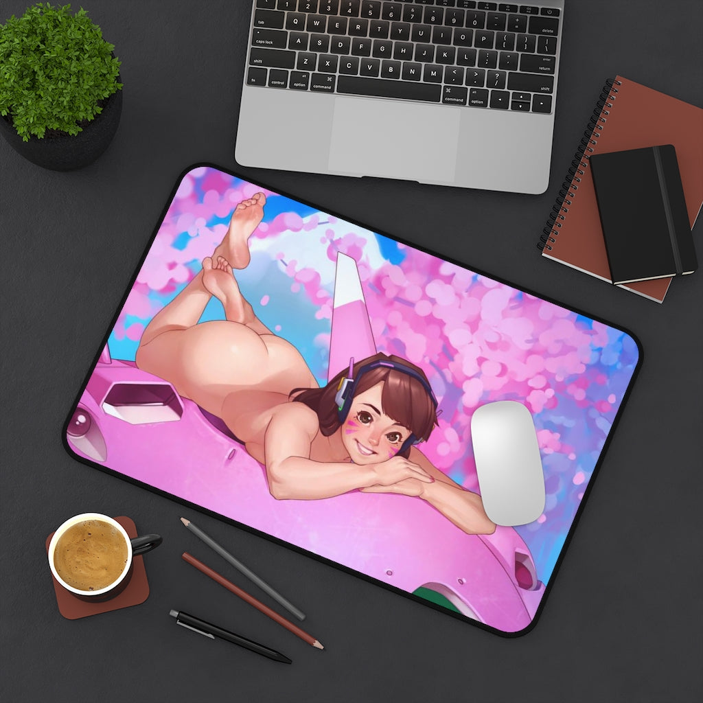 D.Va Overwatch Nude Ass Desk Mat - Non Slip Mousepad