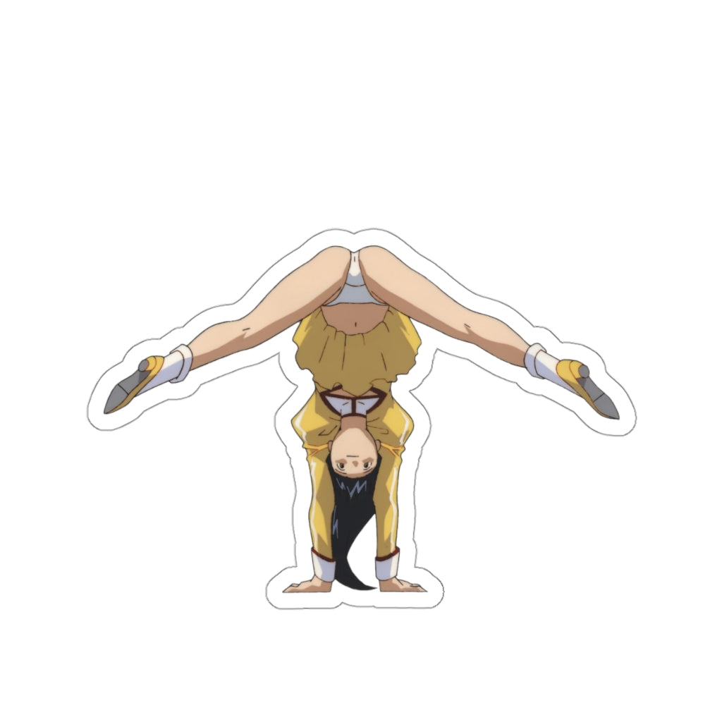 Agent Aika Sexy Gymnastics Pose Waterproof Sticker - Ecchi Vinyl Decal