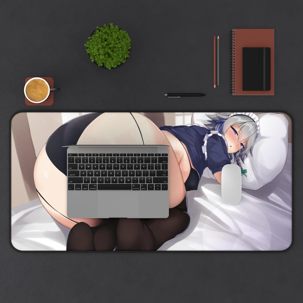 Touhou Sexy Mousepad - Huge Ass Izayoi Sakuya Desk Mat - Ecchi Playmat