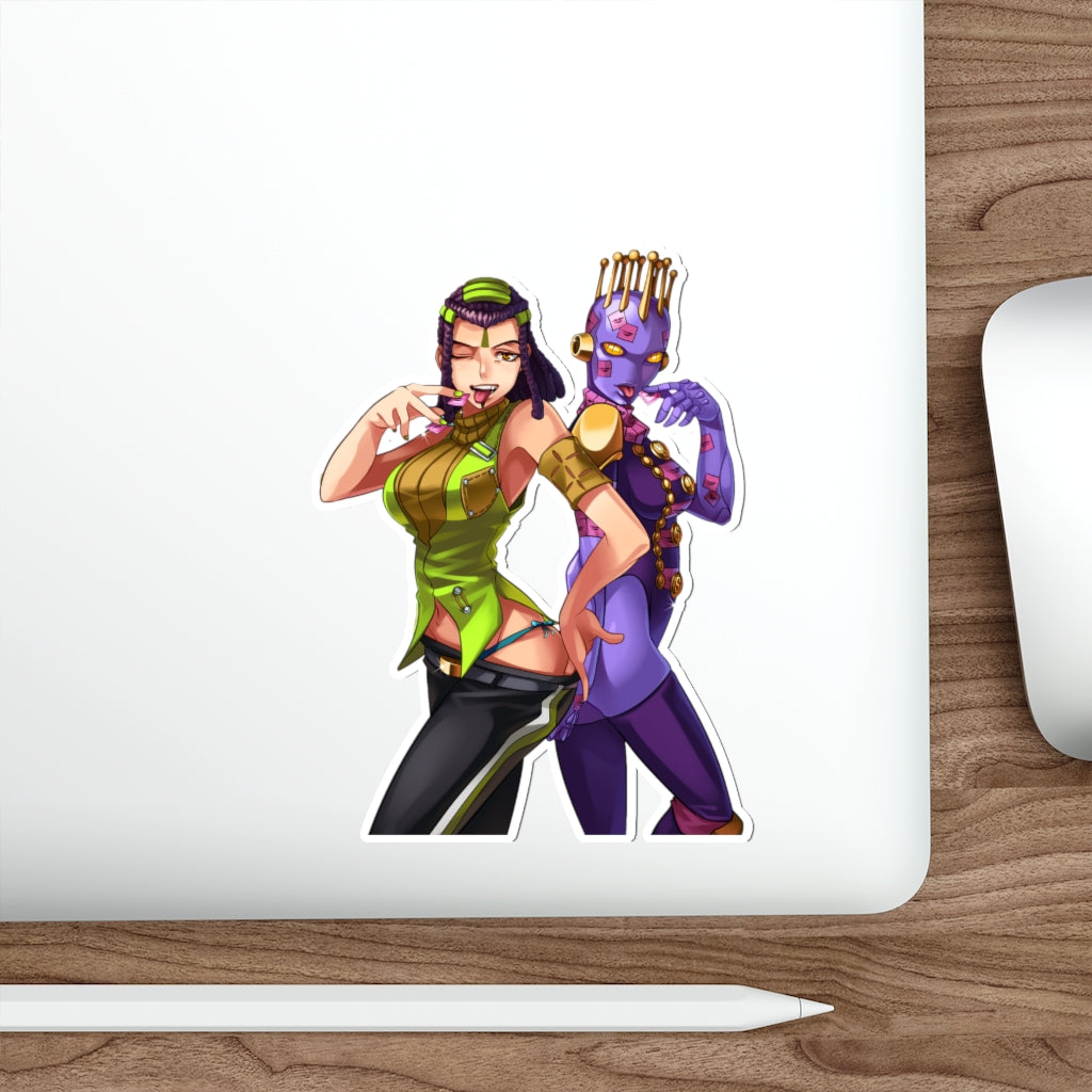 JoJo Ermes Costello and Kiss Waterproof Sticker - Ecchi Vinyl Decal