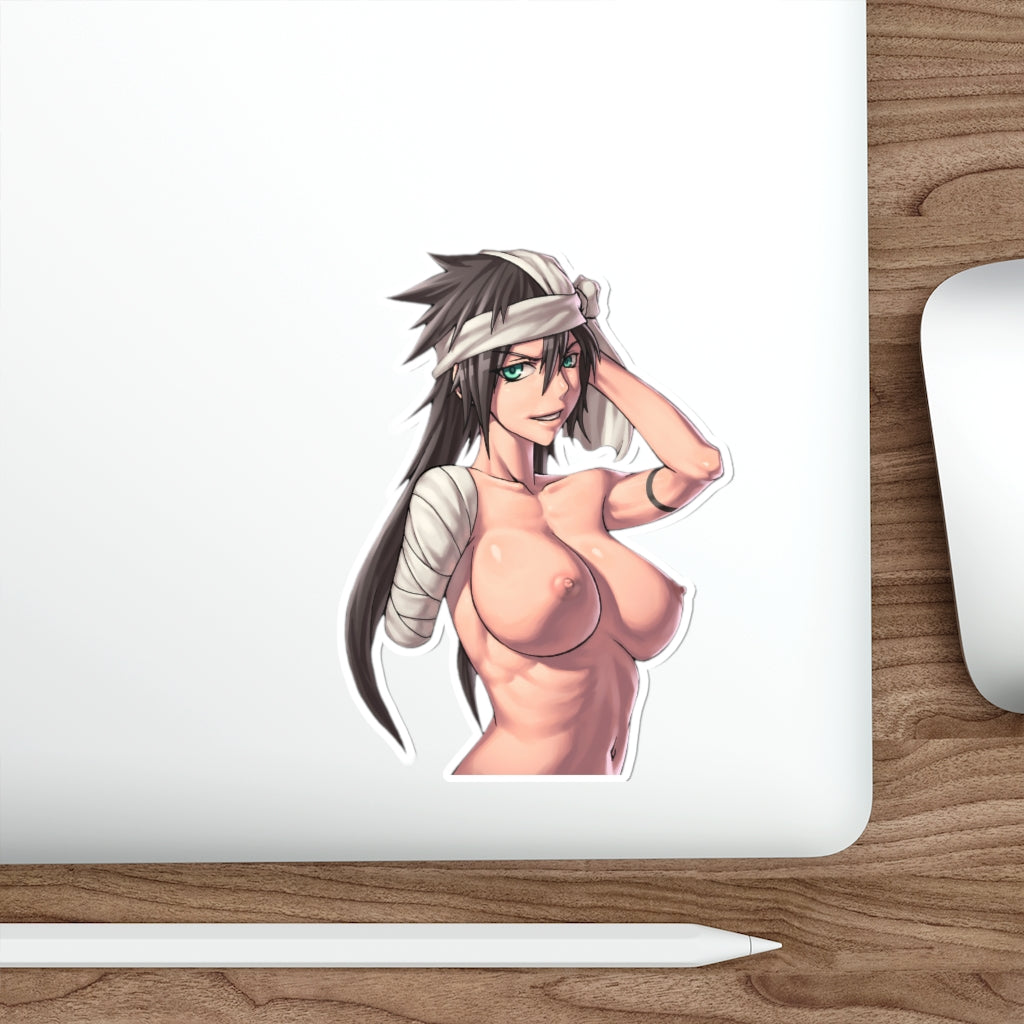 Topless Shiba Kuukaku Bleach Waterproof Sticker - Ecchi Vinyl Decal