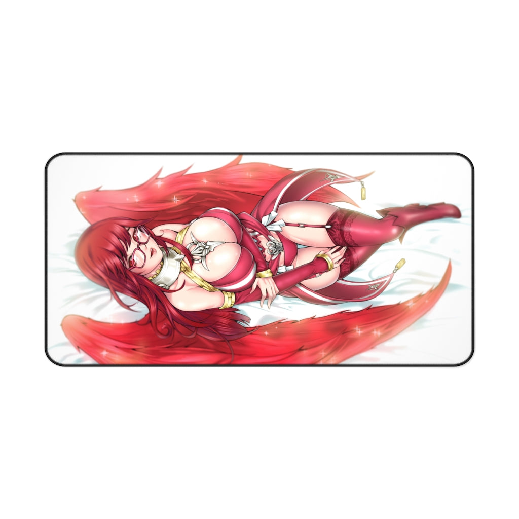 Tapis de bureau Mabinogi Sexy Avatar Waifu - Tapis de souris antidérapant - Tapis de jeu pour fille sexy 