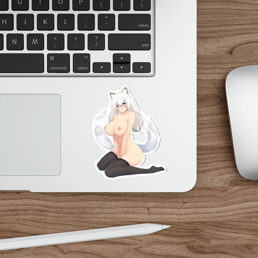 Nude SilverAsh Arknights Waterproof Sticker - Ecchi Vinyl Decal