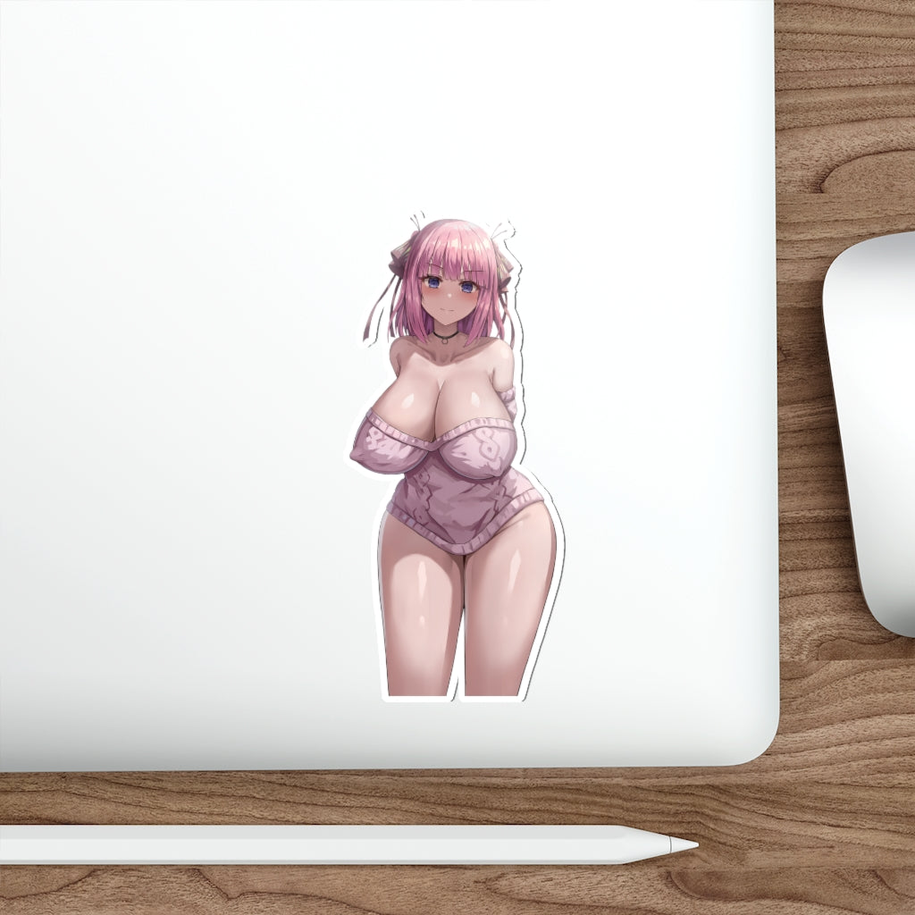 Big Tits Nakano Nino The Quintessential Quintuplets Waterproof Sticker - Ecchi Vinyl Decal