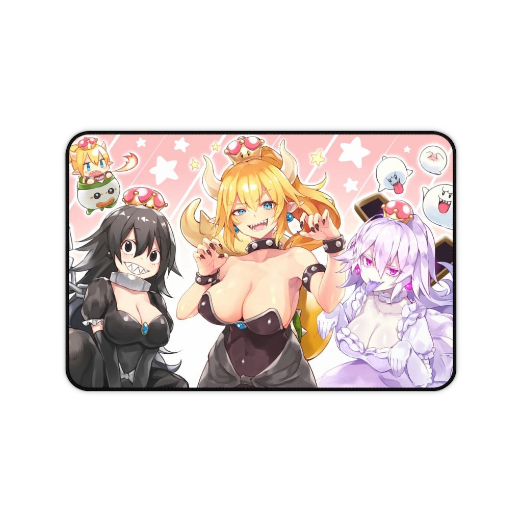 Sexy Bowsette and Booette Anime Mousepad Doujin - Desk Mat - Big Gaming Mouse Pad - MTG Playmat