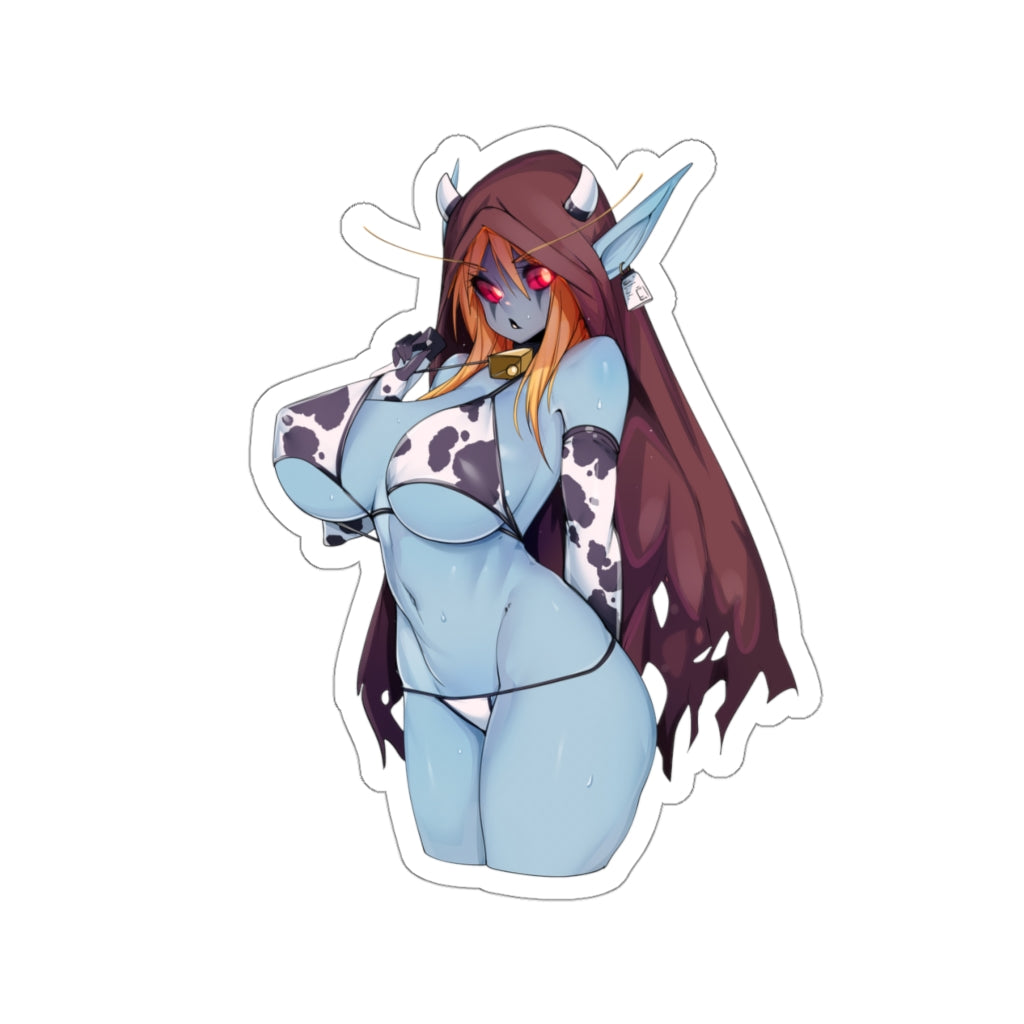 Sexy Cow Girl Sylvanas Windrunner Warcraft Waterproof Sticker - Ecchi Vinyl Decal