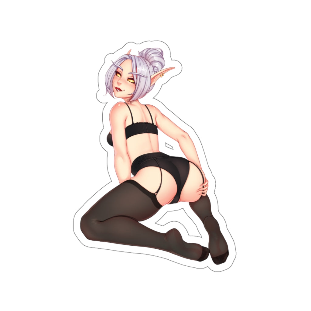 World of Warcraft Sexy Lingerie Elf Waterproof Sticker - Ecchi Vinyl Decal