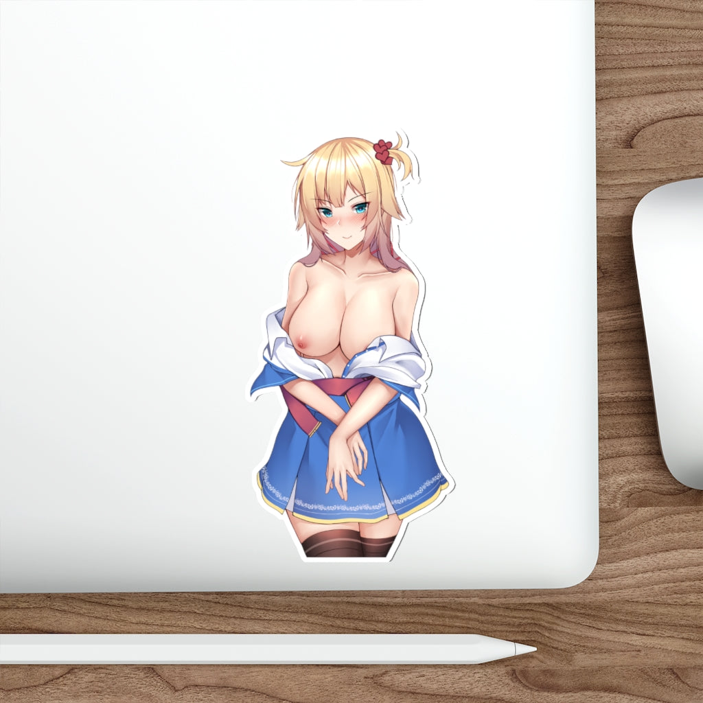 Akai Haato Hololive Waterproof Sticker - Virtual Youtuber Ecchi Vinyl Decal