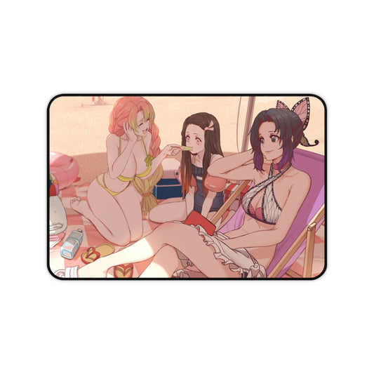 Demon Slayer Bikini Waifus Desk Mat - Sexy Anime Girls Mousepad - Gaming Playmat