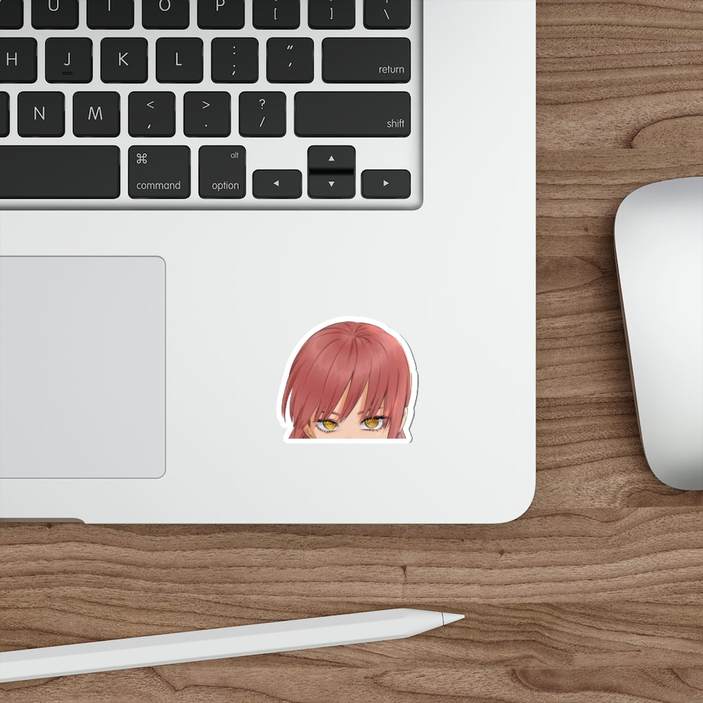 Chainsaw Man Makima Peeker Waterproof Sticker - Ecchi Vinyl Decal