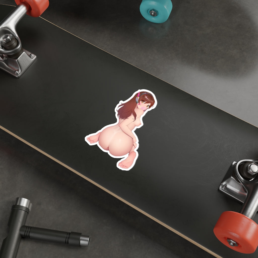 Overwatch Nude D.Va Waterproof Sticker Decal