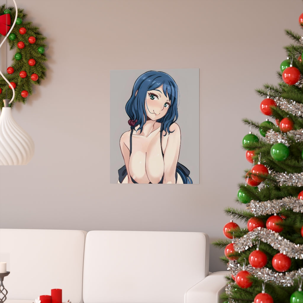 Big Tits Iori Rinko Gundam Ecchi Poster - Lewd Premium Matte Vertical Poster - Adult Wall Art