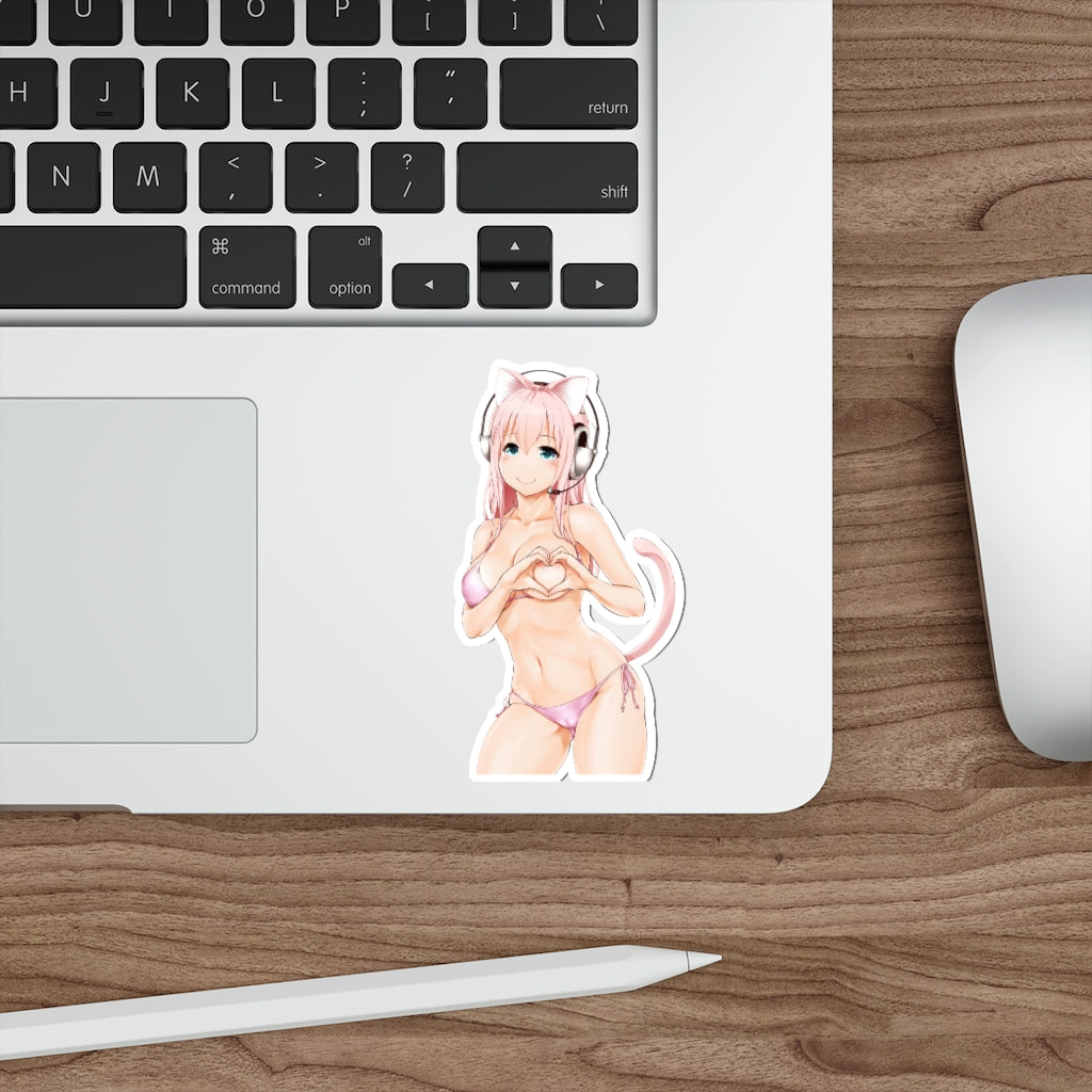 Super Tama Musume Neko Hentai Bikini Tamatoys Waterproof Sticker - Ecchi Vinyl Decal