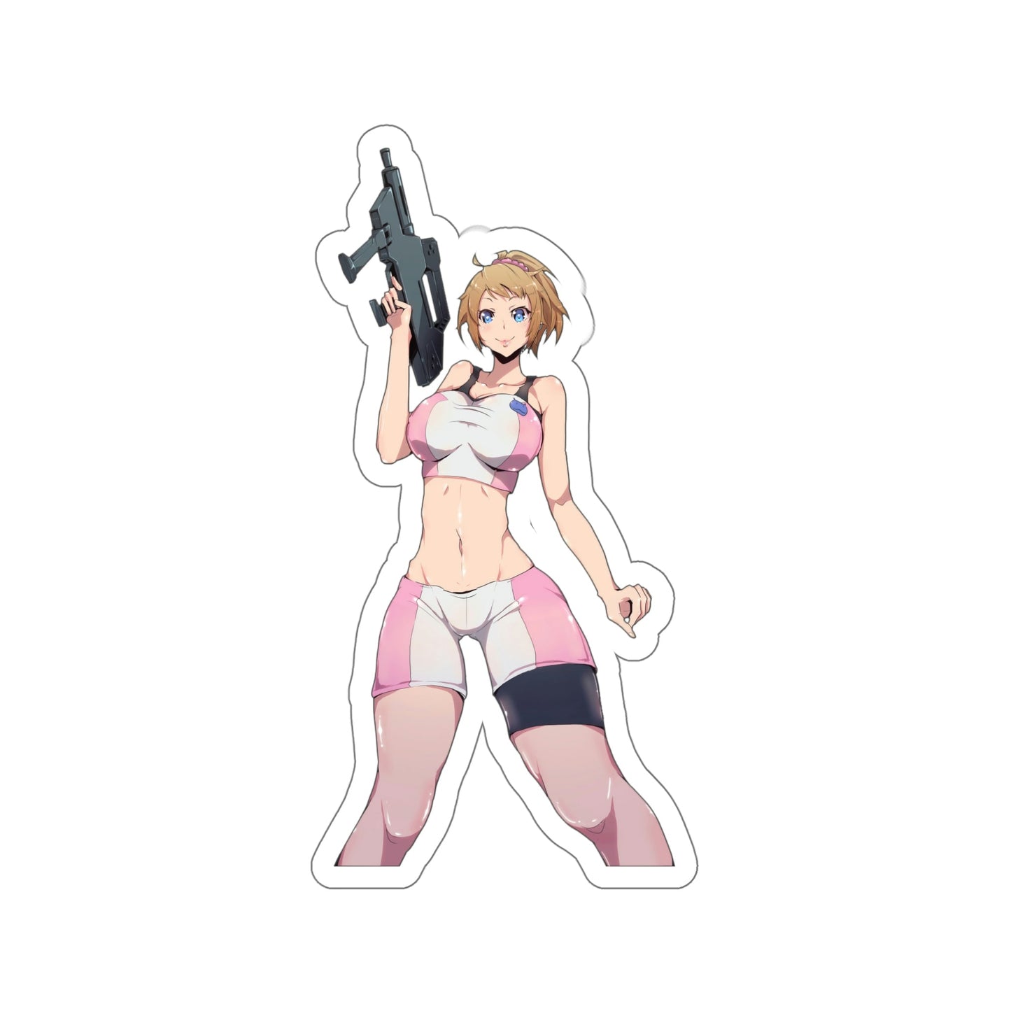 Sexy Fumina Hoshino Gundam Waterproof Sticker - Weatherproof Vinyl Car Decal