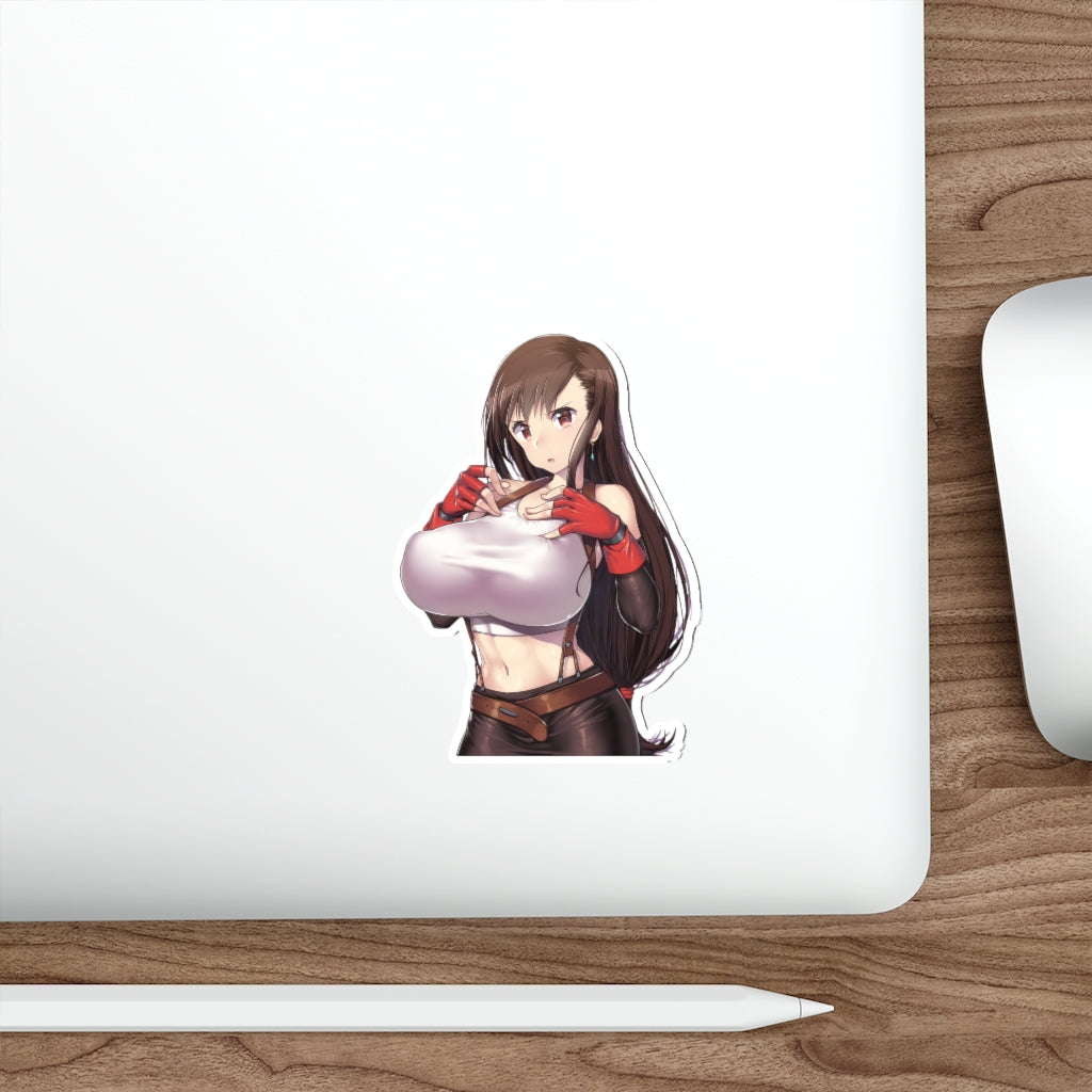 Huge Tifa Tits Waterproof Sticker - Ecchi Vinyl Decal