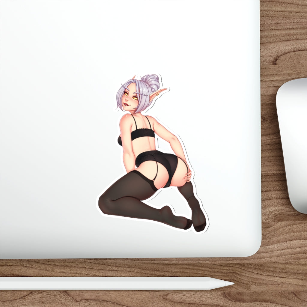 World of Warcraft Sexy Lingerie Elf Waterproof Sticker - Ecchi Vinyl Decal