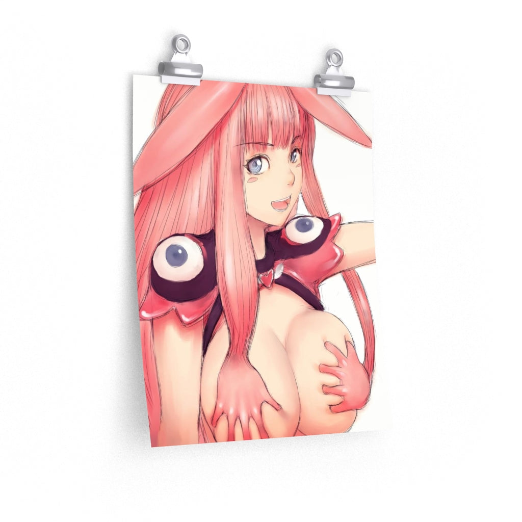 Protean Assassin Melona Queen's Blade Poster - Lewd Premium Matte Vertical Poster - Adult Wall Art