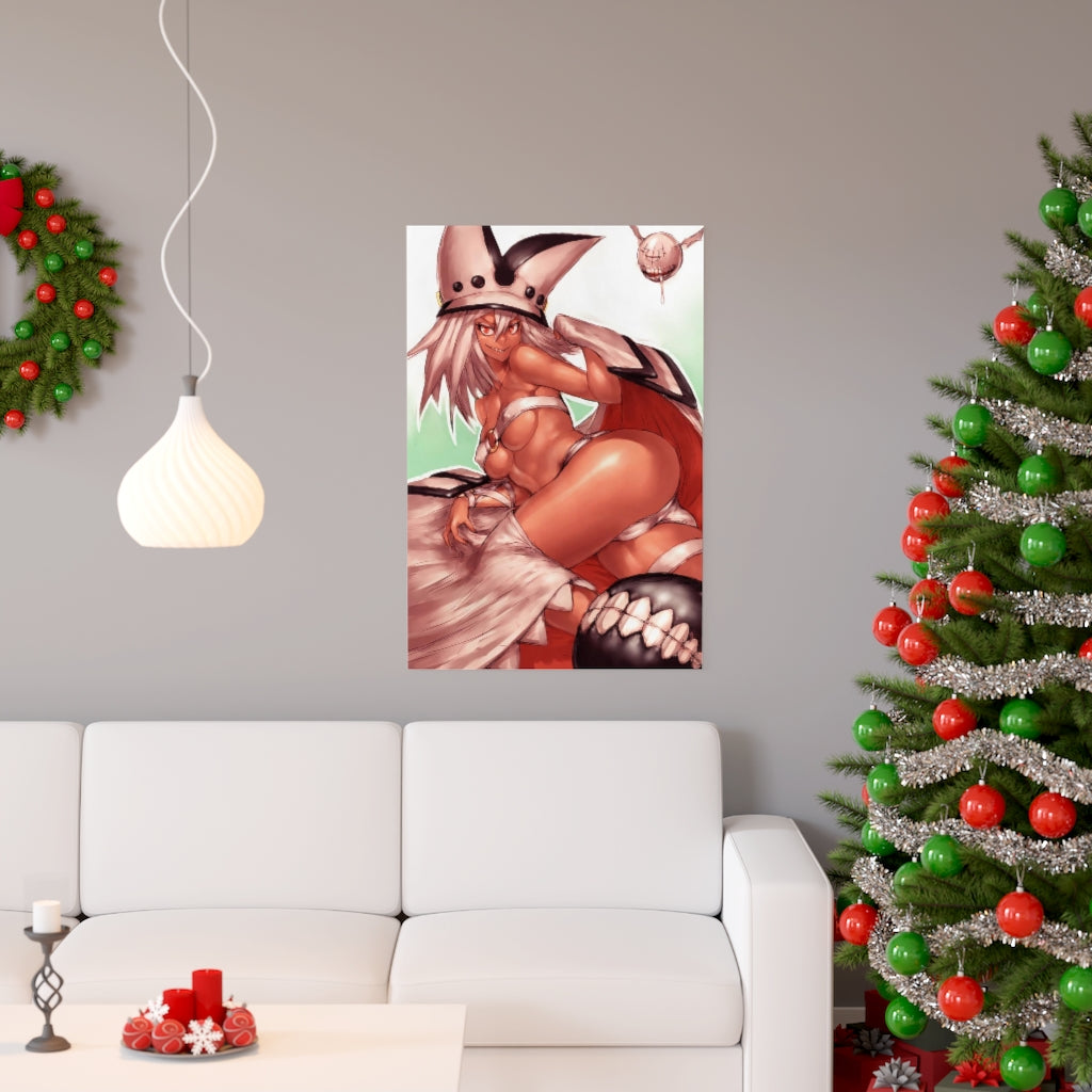 Ramlethal Valentine And Lucifero Guilty Gear Poster - Lewd Premium Matte Vertical Poster - Adult Wall Art