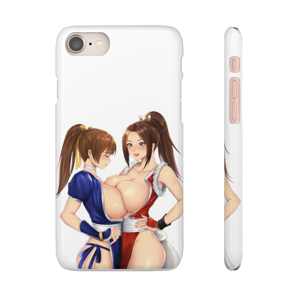 Oppai Anime Phone Case - Kawaii Aesthetic Snap Case - iPhone 13